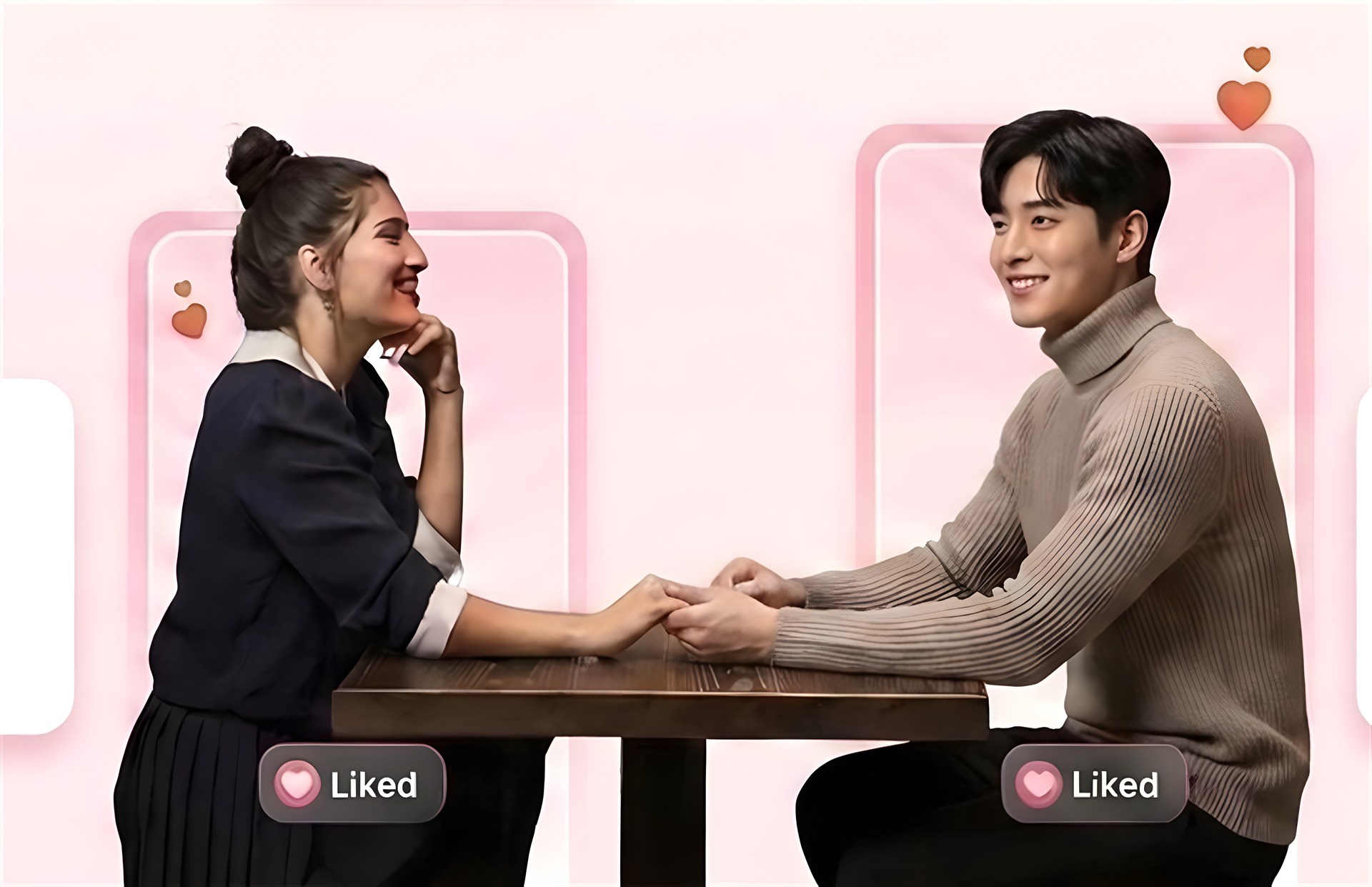 Two students meeting offline at HiSarang